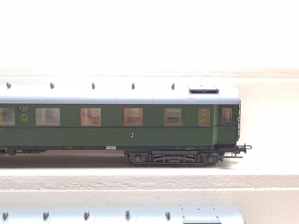 Liliput H0轨 - 29202/83602/84202/84502 - 模型火车客运车厢 (4) - 4 节高速列车车厢 - DRG #4.3