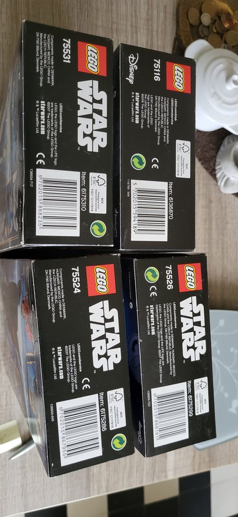 LEGO 套組 - Star Wars - Stormtrooper commander . Chirrut imwe .finn. elite tie fighter pilot #1.0