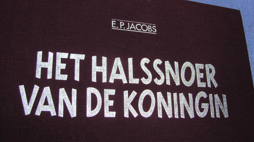 Blake & Mortimer 7 - Het halssnoer van de koningin - luxe linnen HC - 1 Album - Edição limitada e numerada - 1991 #1.0