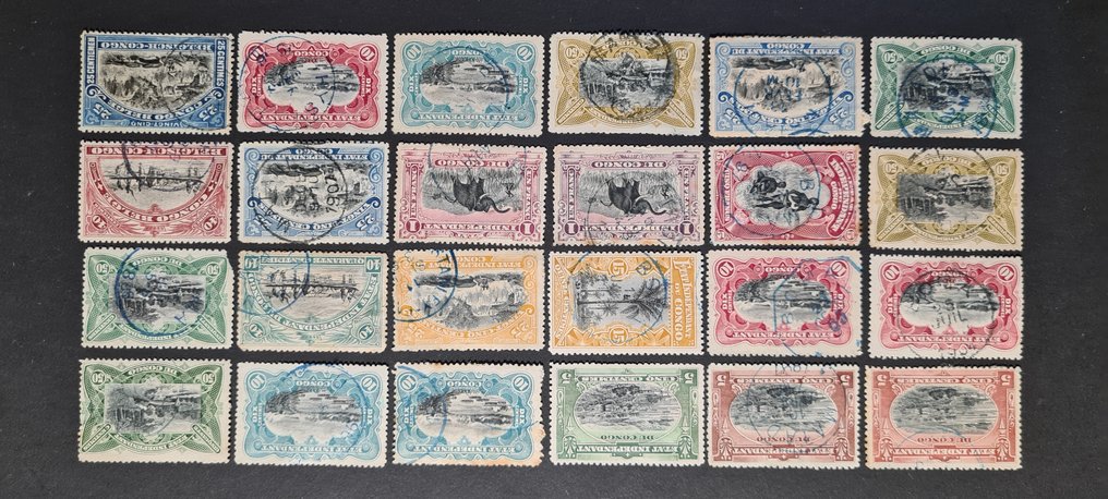 Βελγικό Κονγκό  - Αποικίες & Παλαιές Αποικίες, ολόκληρη η συλλογή γραμματοσήμων με κλασικά. #1.0