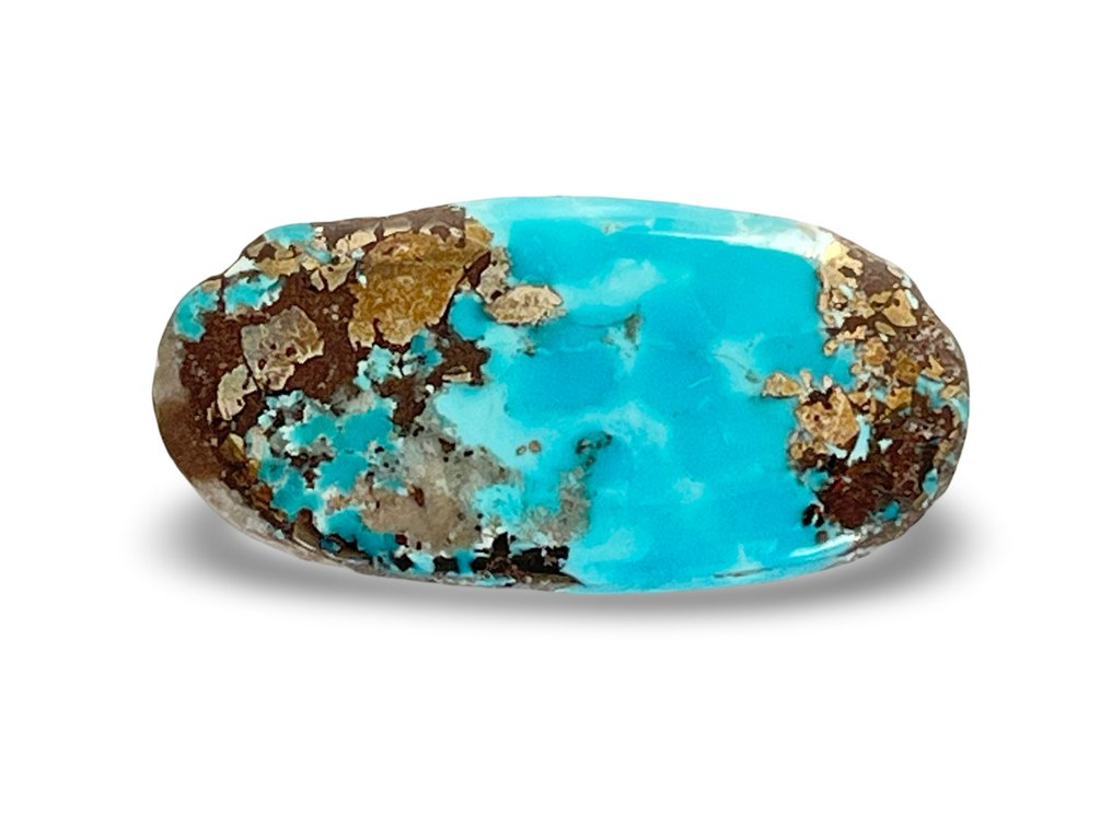 Nischapur Türkis mit Pyrit - 28,7 ct Cabochon- 5.75 g #2.1