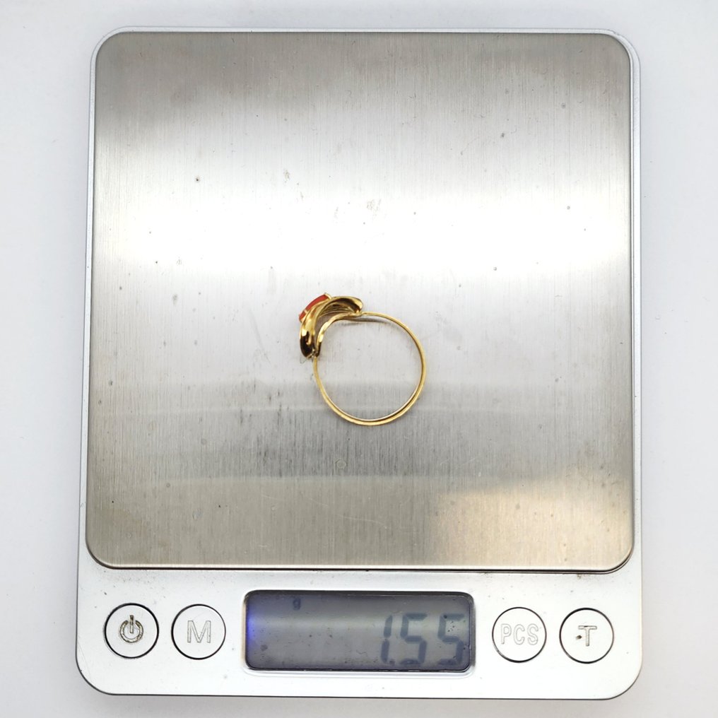 兩件珠寶套裝 - 18 克拉 黃金 -  3.00ct. tw. 珊瑚 #3.2