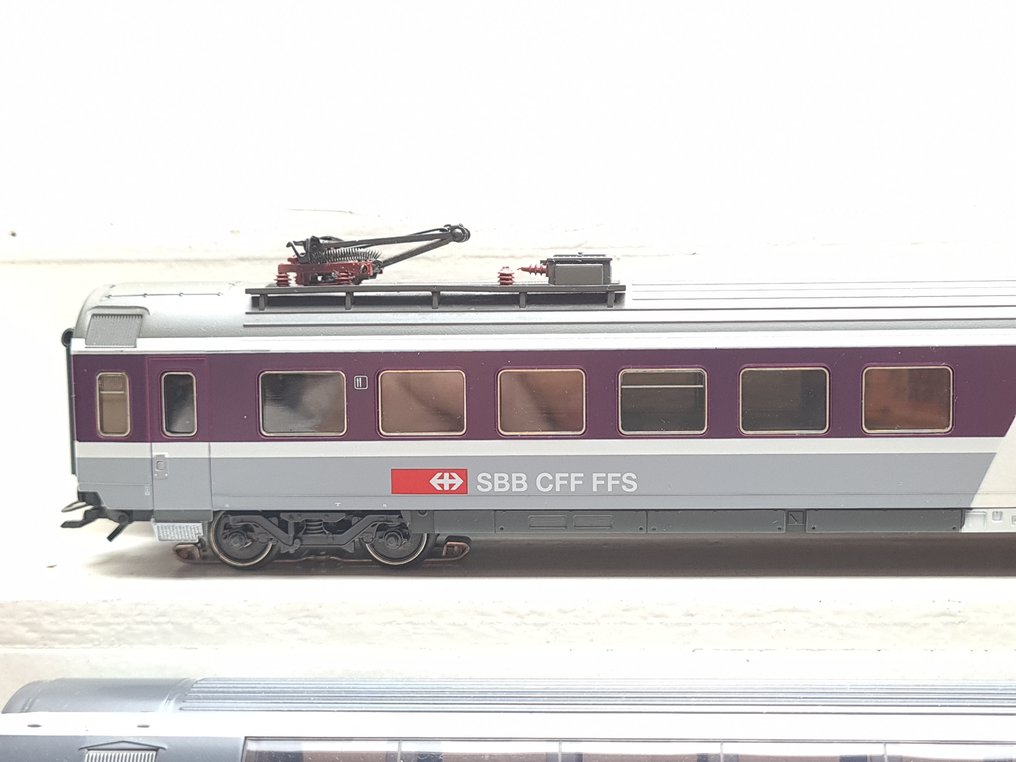 Märklin H0轨 - 4365/4369/42171 - 模型火车客运车厢 (3) - 3辆高速列车车厢翻新 - SBB-CFF #3.2
