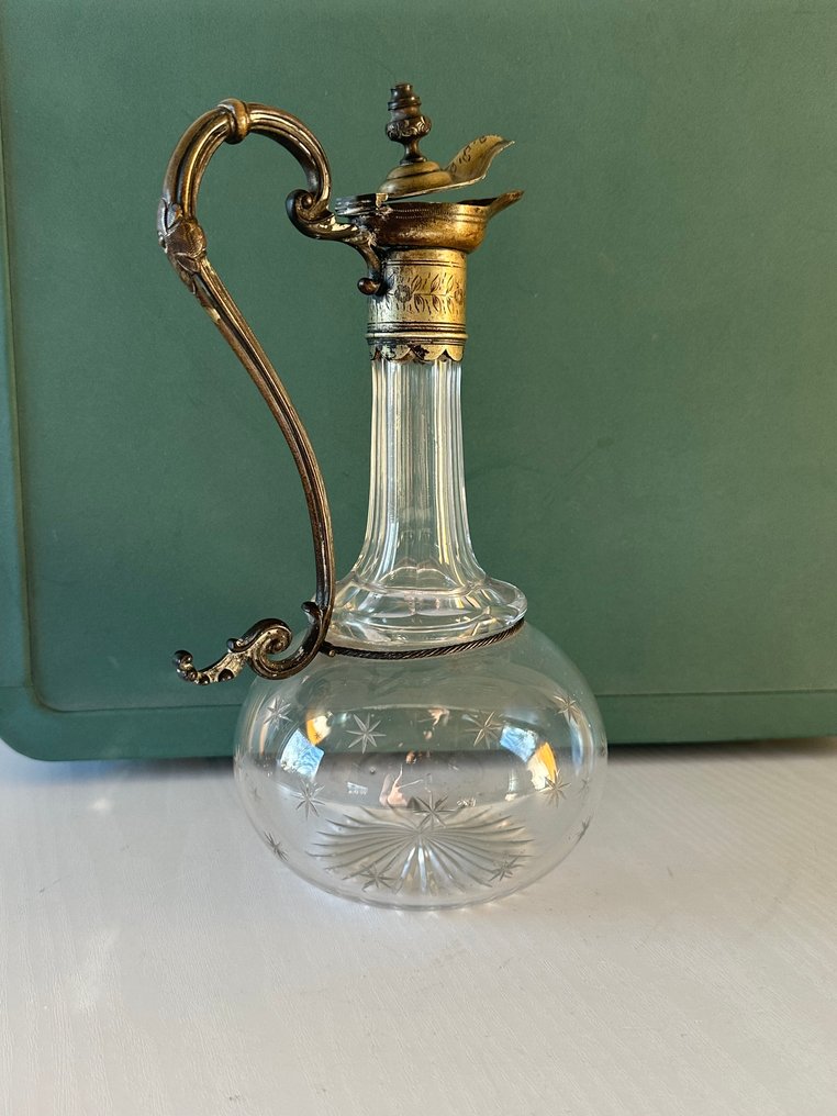 Krug - Kristall, Metall - Schöner Claret-Krug #4.3