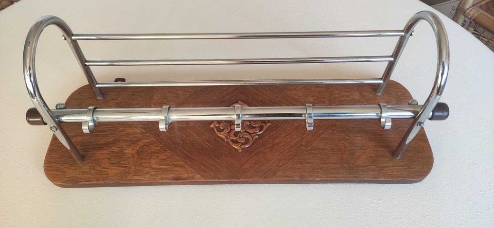 Κρεμάστρα παλτό - Ebony - Κρεμάστρα-χρωμίου-ξύλου-χρόνια #1.0