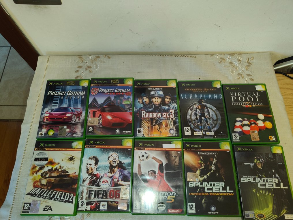 Microsoft - Xbox original - lot of 10 - 電動遊戲 - 帶原裝盒 #1.0