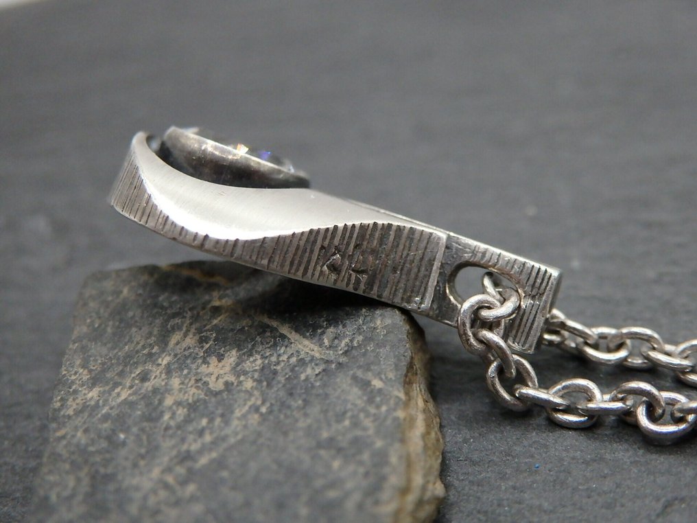 沒有保留價 - Karl Laine - 墜飾 銀 石英 - 芬兰 #4.3