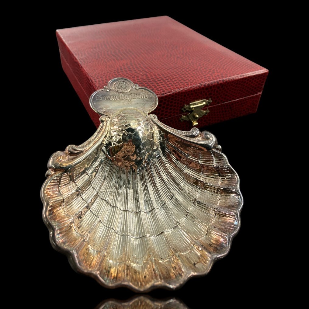 Κύπελλο βάπτισης - επενδυμένο με ασήμι - Κύπελλο βάπτισης με κουτί. #1.0