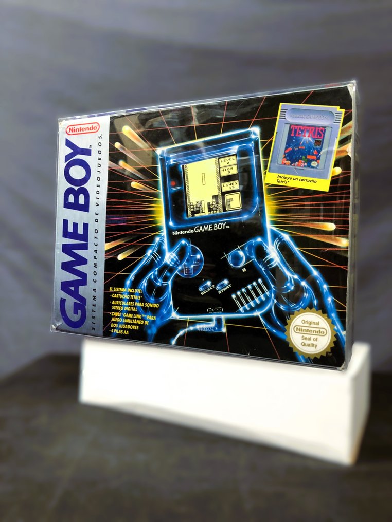 Nintendo - Gameboy Classic - Game Boy Tetris Ed.  DMG-01  (Esp - Erbe) (Complete Box) - Φορητή κονσόλα παιχνιδιών - Στην αρχική του συσκευασία #1.0