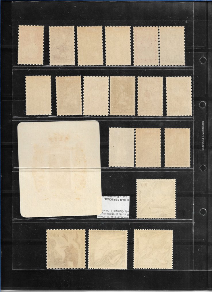 摩納哥  - 精彩的摩纳哥系列彩票，Aerea 55/58，橡胶完好无损。 #1.0