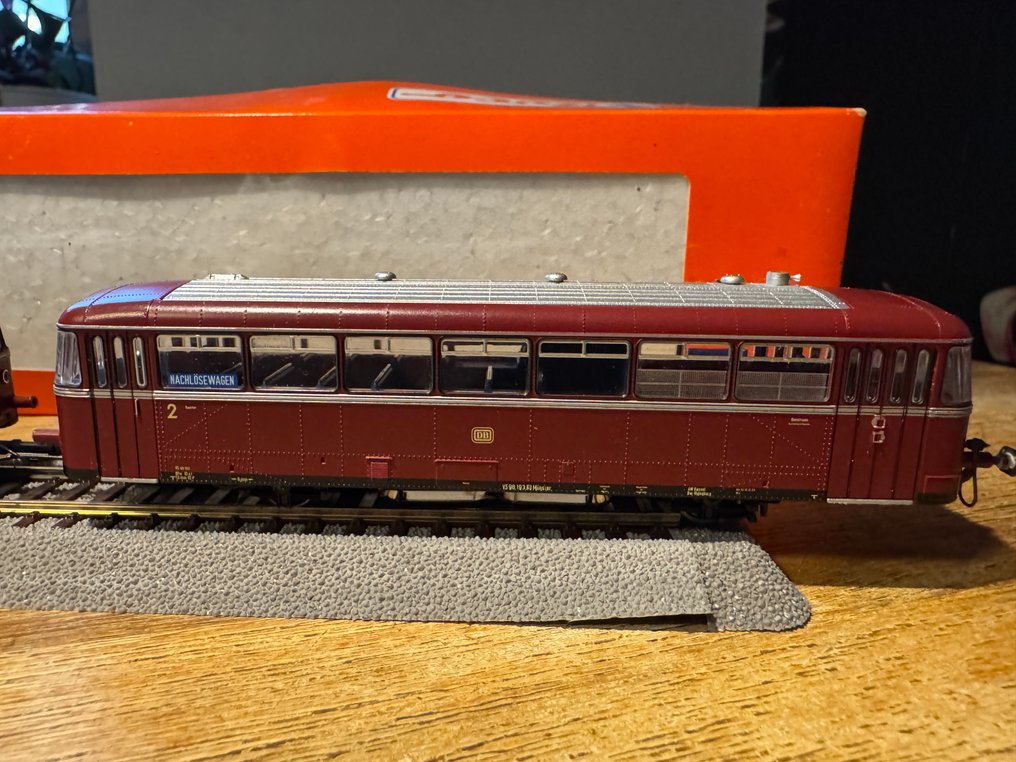 Roco H0 - 69026 - Βαγόνι τρένου μοντελισμού (1) - VT 98, σιδηροδρομικό λεωφορείο με ρυμουλκούμενο. - DB #2.1