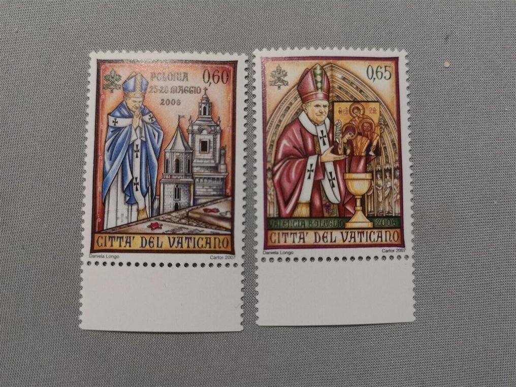 梵蒂冈城  - 梵蒂冈拍卖品 高价值目录编号 四方连、多样性、FDC 和全邮票 MNH** - sassone #4.3