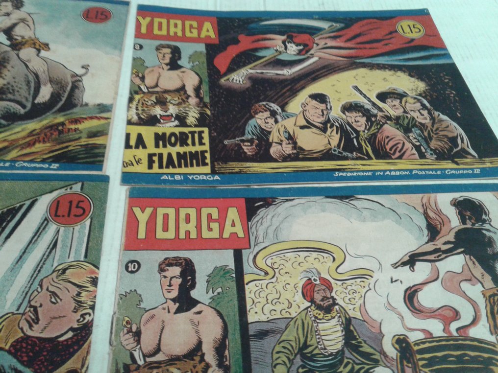 Yorga di Bonelli e Canale nn° 7-8-9-10-11-12 - del 1949 - 6 Comic - 1949 #2.1