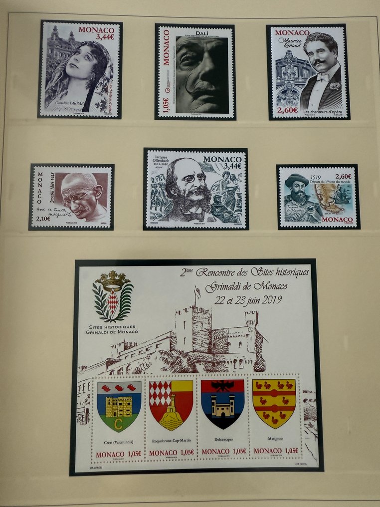 摩纳哥  - 摩纳哥 - 2019 年完整年份在九 ** - TB #3.2
