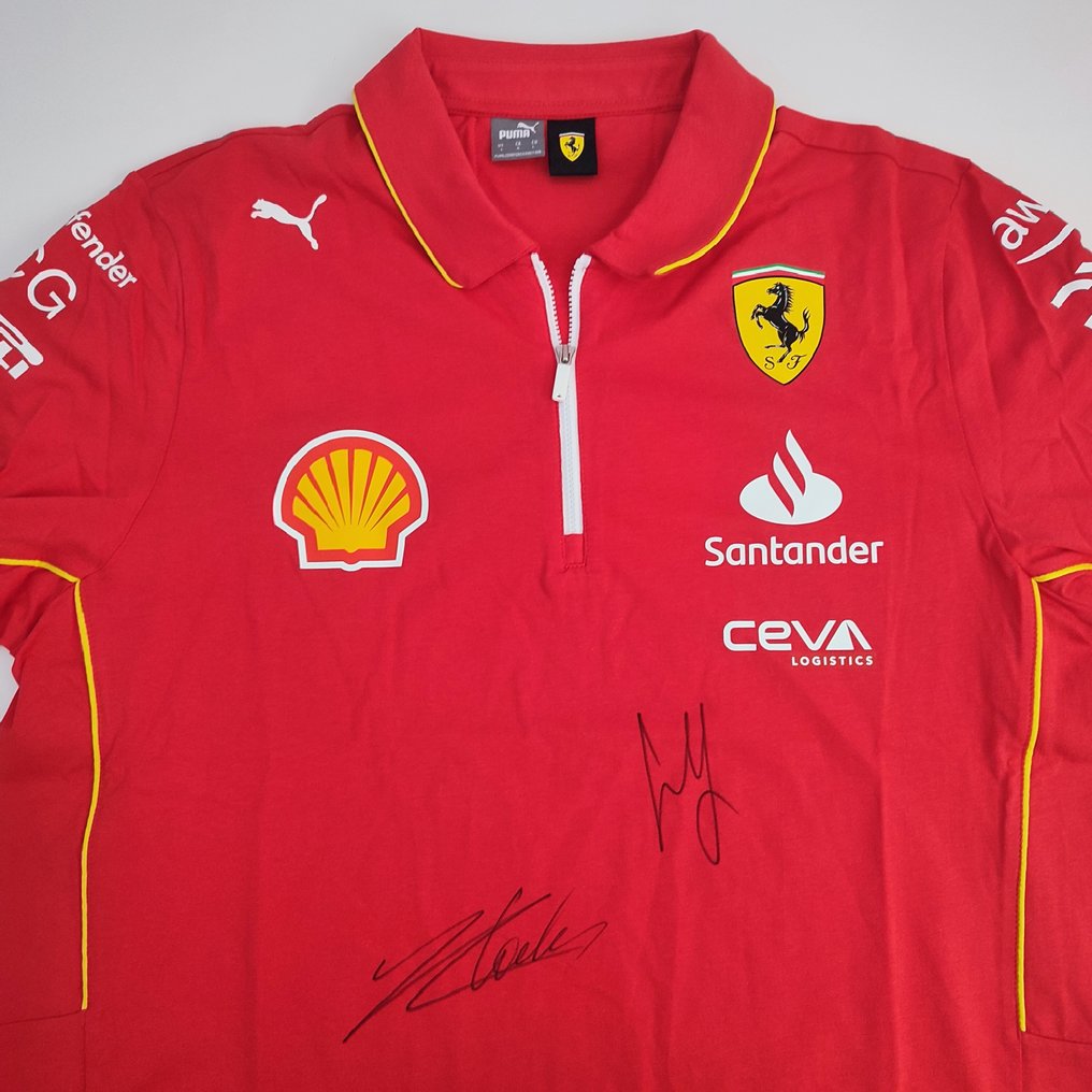 Ferrari - Sainz + Leclerc - 2024 - Tricou #1.0