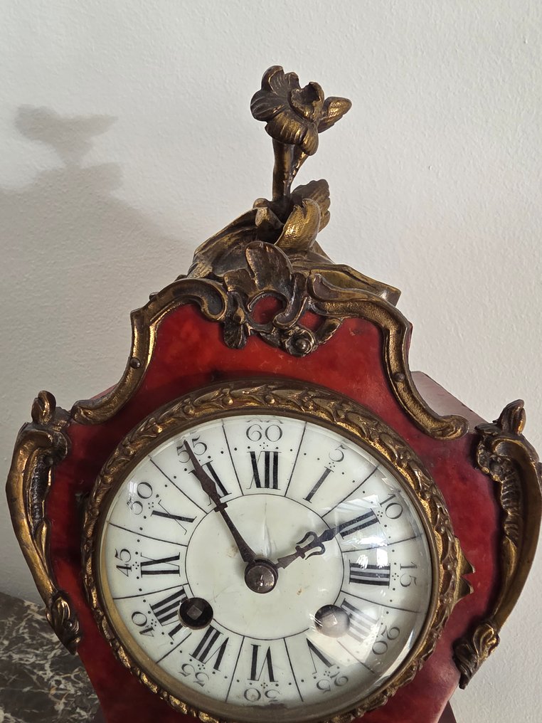 布勒时钟 - Mougin -   木材，黄铜，玻璃，青铜，搪瓷 - 1850-1900 #1.0