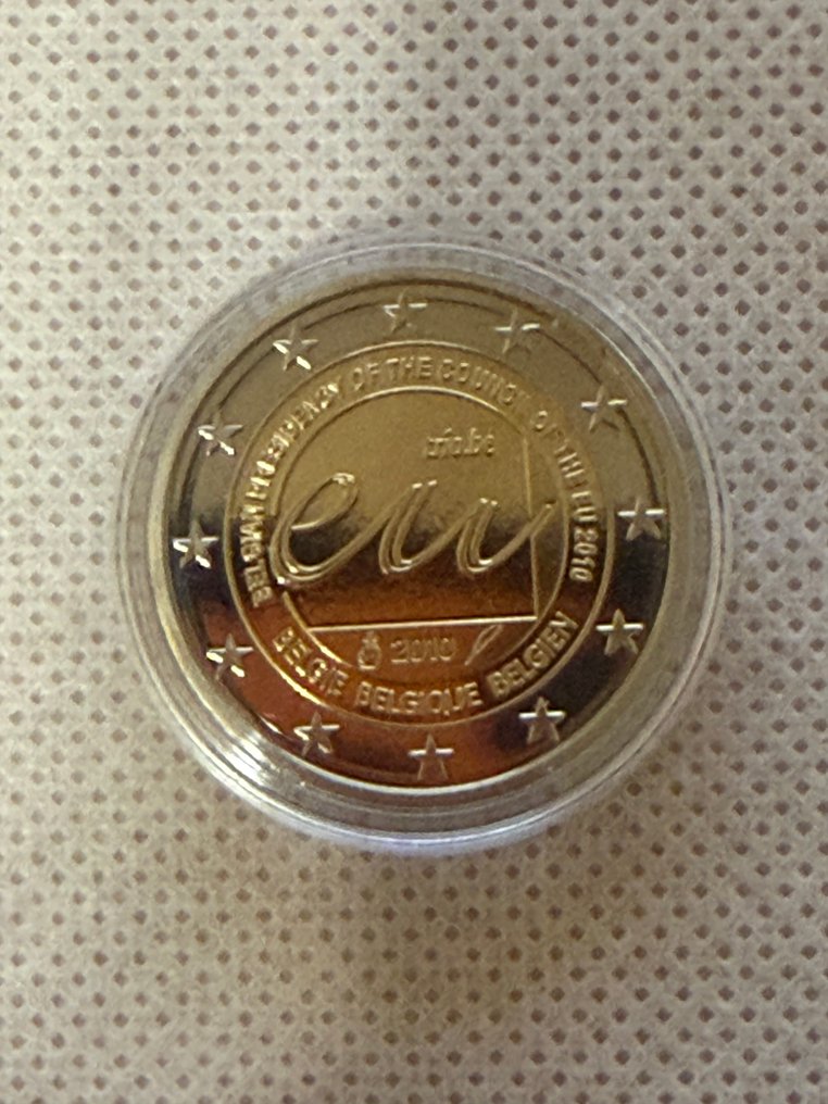 Βέλγιο. 2 Euro 2010/2018 (4 stuks) Proof (χωρίς τιμή ασφαλείας) #1.0