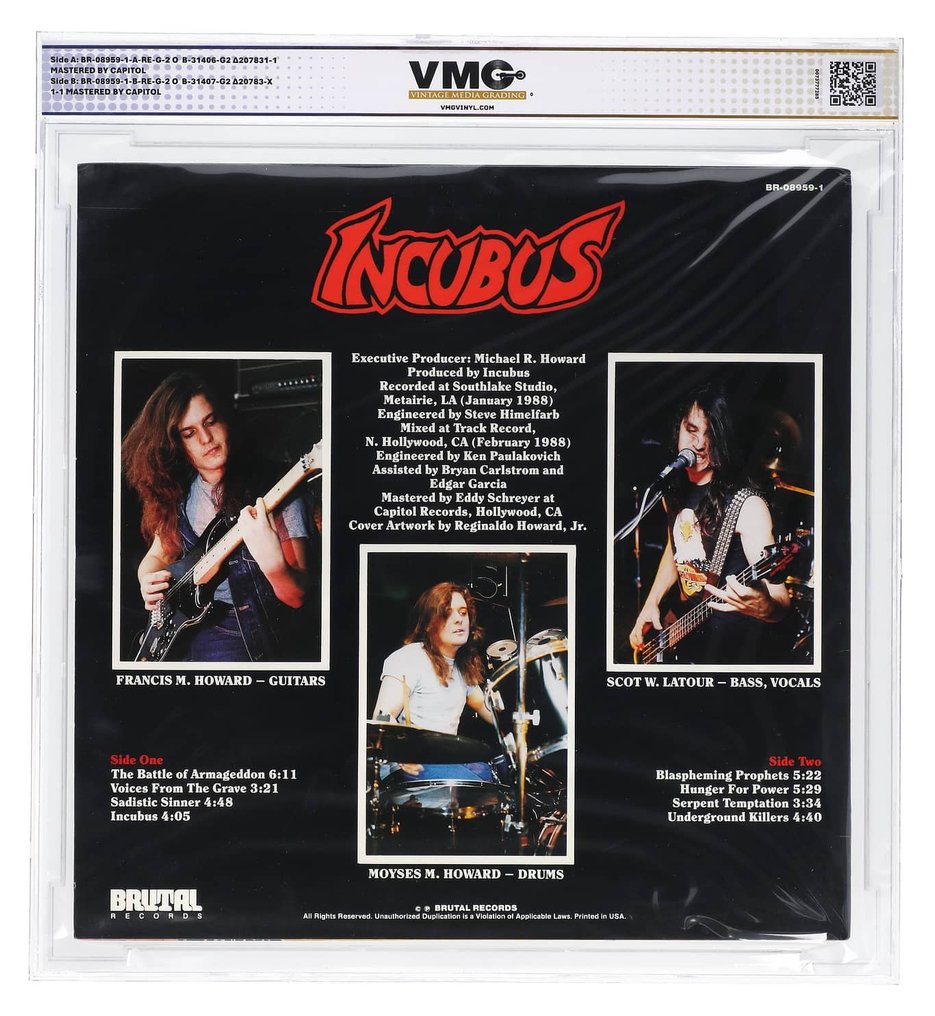 Incubus - Serpent Temptation - 黑膠唱片 - 第一批 模壓雷射唱片 - 1988 #1.0