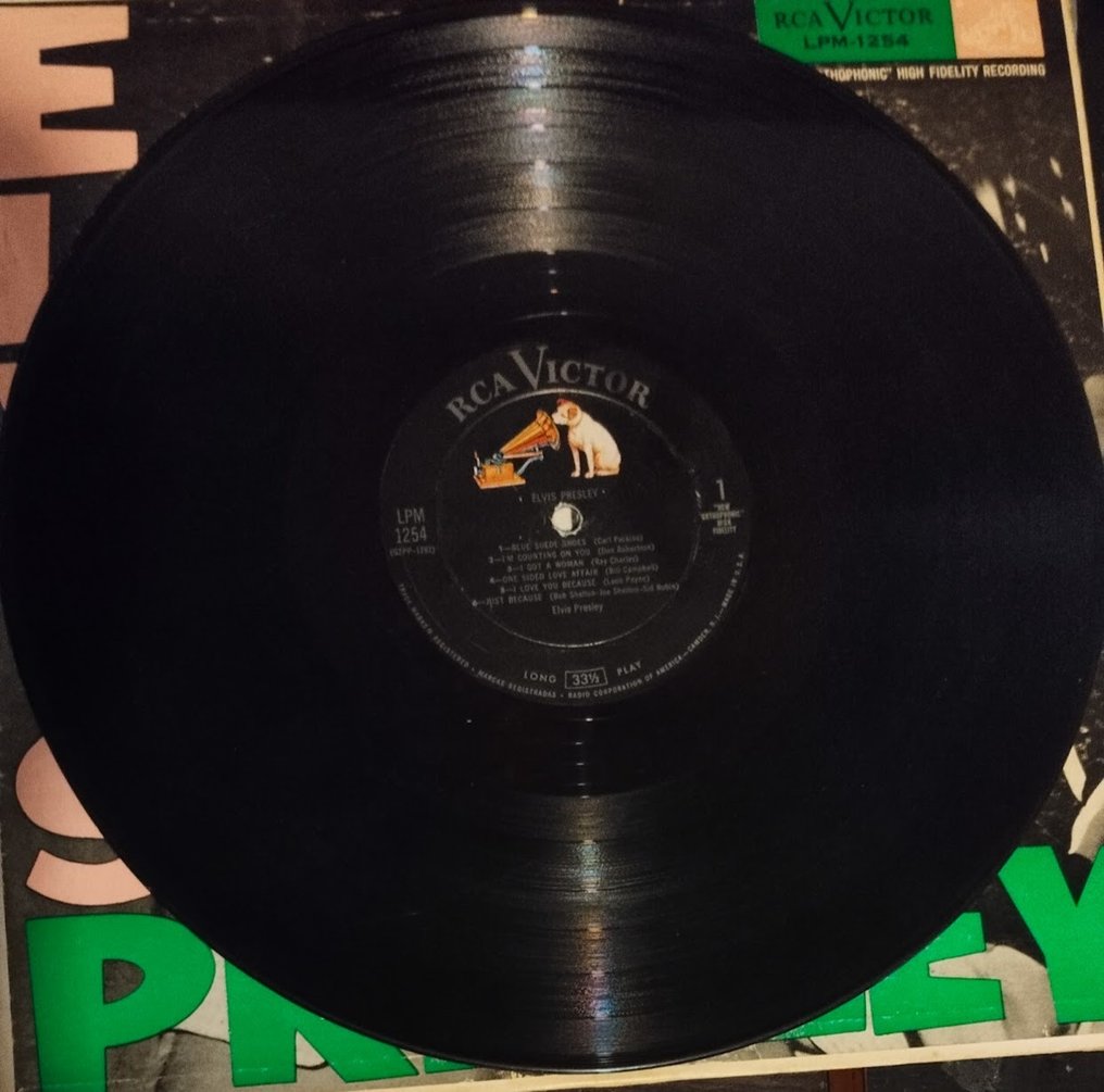 艾維斯·普里斯萊/貓王 - ELVIS PRESLEY / LPM-1254 / USA - LP - 1956 #2.1