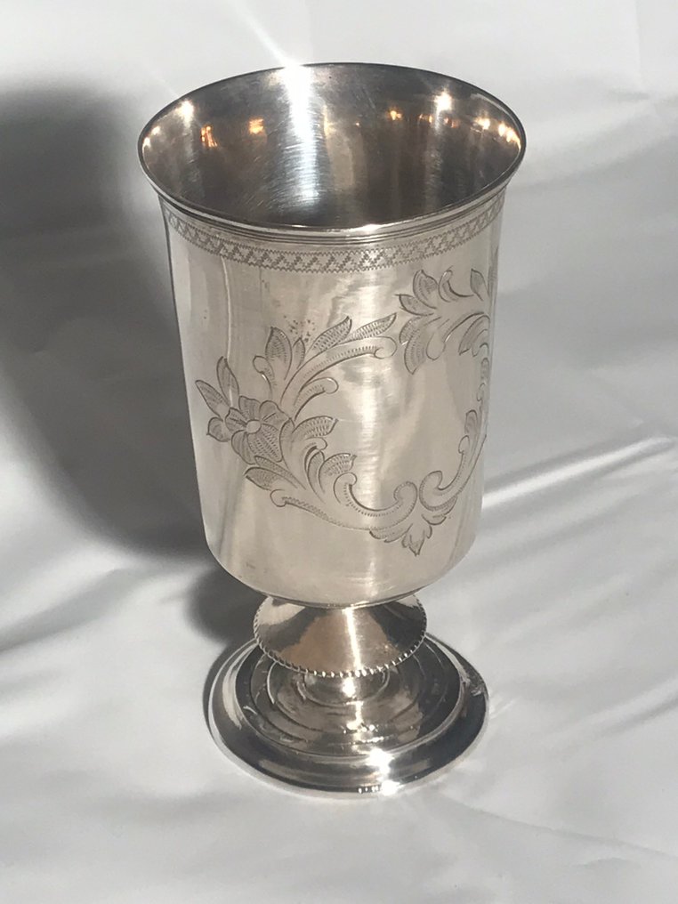 Olof Lindberg - Stockholm, 1822 - Φλιτζάνι - Empire - .830 silver - ποτήρι 94,2 γρ #1.0