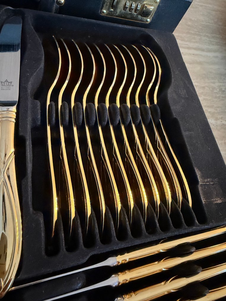 Solingen - 12件餐具套裝 (70) - 24K金 - SBS Solingen 24 Karat #2.1