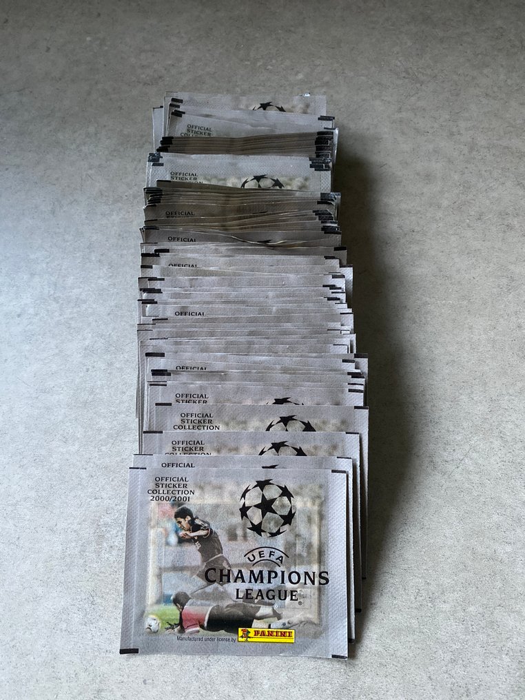 Panini Champions League 2000/01 - 100 Sealed Pack - Glimrende (EX) #1.0