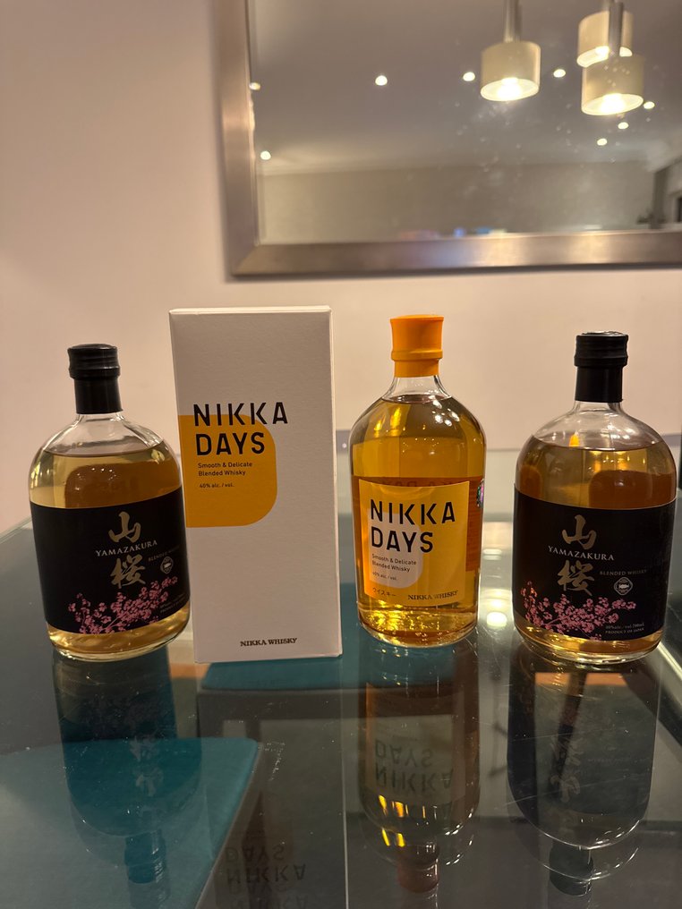 Nikka Days + Yamazakura Blended  - 70cl - 3 bottiglie #1.0