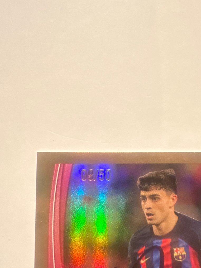 2021/22 Topps Pedri /50 Auto On Card Card - Excellent (EX) #1.0