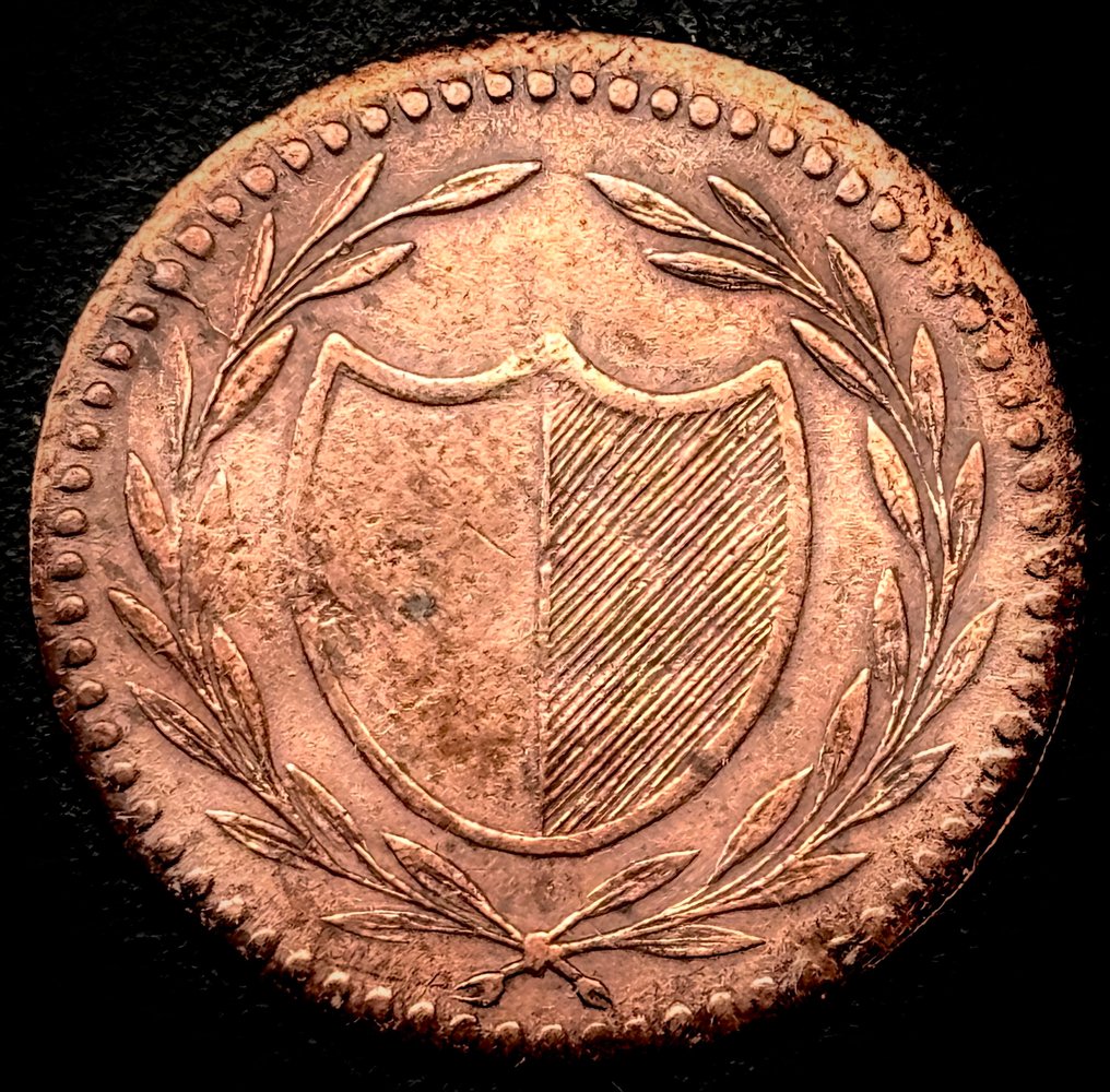 Holanda. Guilherme I. 'Bleyensteinse Duit' 1819  (Sem preço de reserva) #1.0