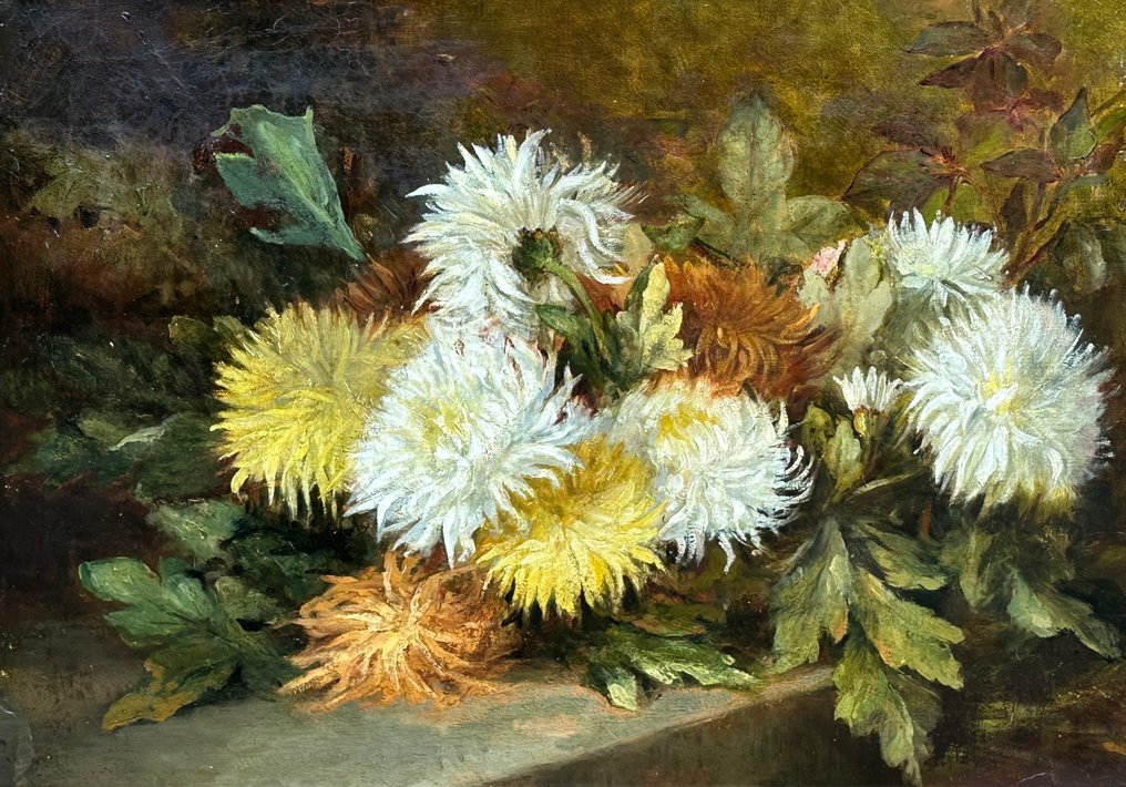 Margarethe Roosenboom (1843-1896), Círculo de - Bloemstilleven - NO RESERVE #1.0