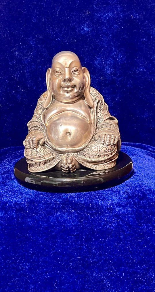 MIDAS - Figuriini - Laughing Buddha - Hopeoitu #1.0