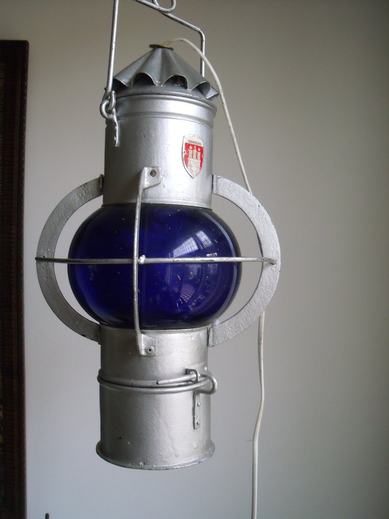Anchor lamp - gevärslampa - Järn, Glas #2.1