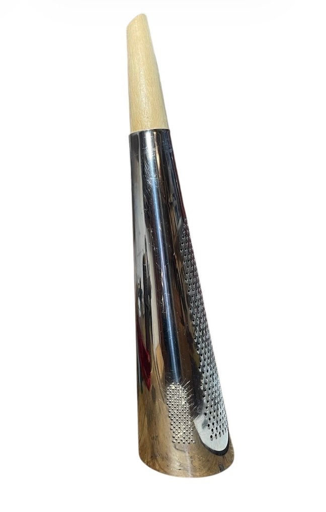 Alessi - Richard Sapper - 芝士磨碎器 - 鋼, 木 - Alessi 的所有内容 #3.2