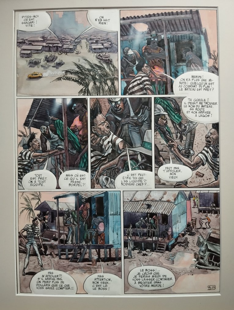 Schultheiss - 1 Original page - Le reve du requin - 1985 #4.3