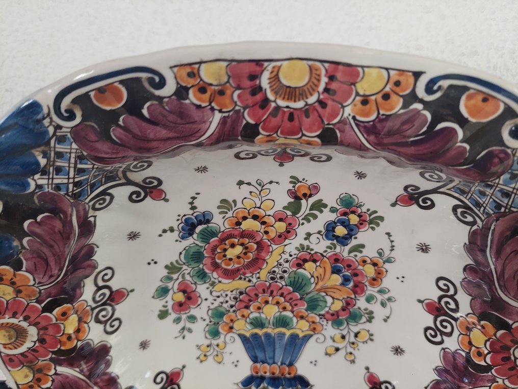 Velsen, Sassenheim - Półmisek - Ceramika - Delfts polychrome #4.3