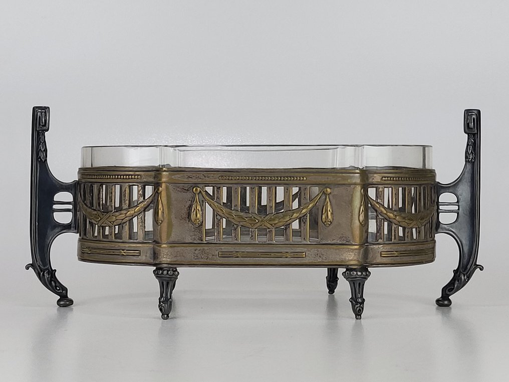 花盆架 - 玻璃, 金属 - 新古典花槽 #4.3