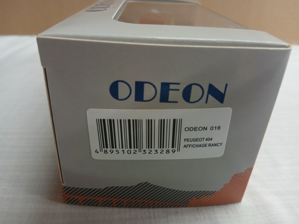 ODEON 1:43 - Modellbil - Peugeot 404 Affichage Rancy #4.3