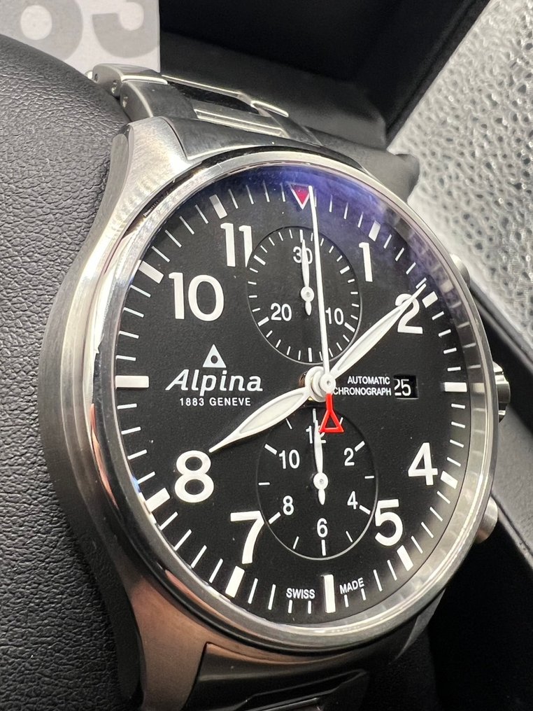 Alpina - Startimer Automatic Chronograph - AL-725B4S6B - Män - 2020+  #1.0