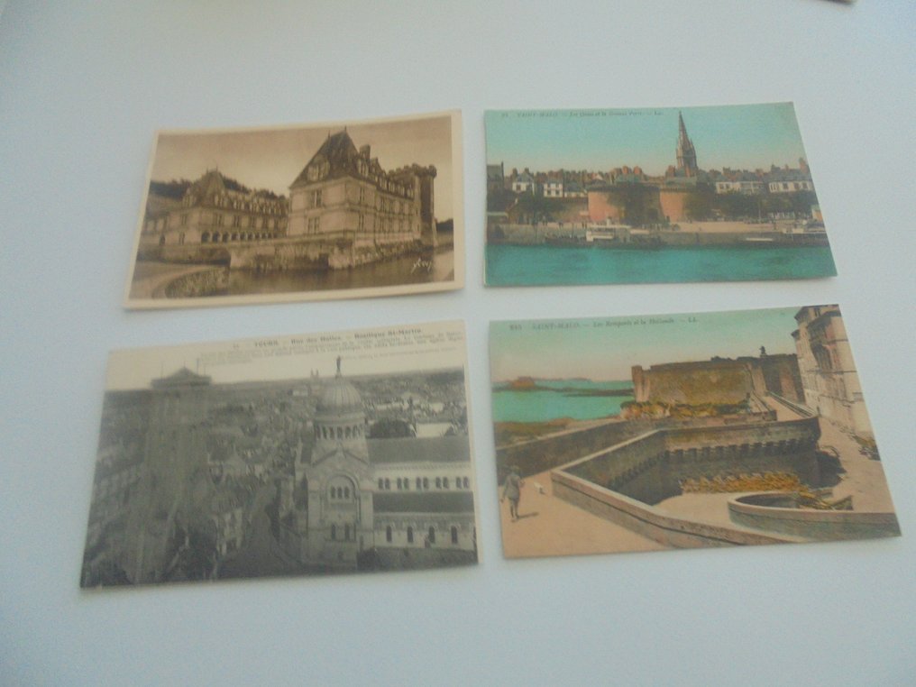 Γαλλία - Πόλη και τοπία, Κάστρα και μνημεία, Θαλάσσιος, Ευρώπη, Διάφορα, Εκκλησίες, Τρένα / Σιδηρόδρομοι - Πολλές γαλλικές πόλεις, μεταξύ των οποίων το Mont-Saint-Michel, η Nancy, το Rouen. - Καρτ-ποστάλ (200) - 1900-1950 #1.0