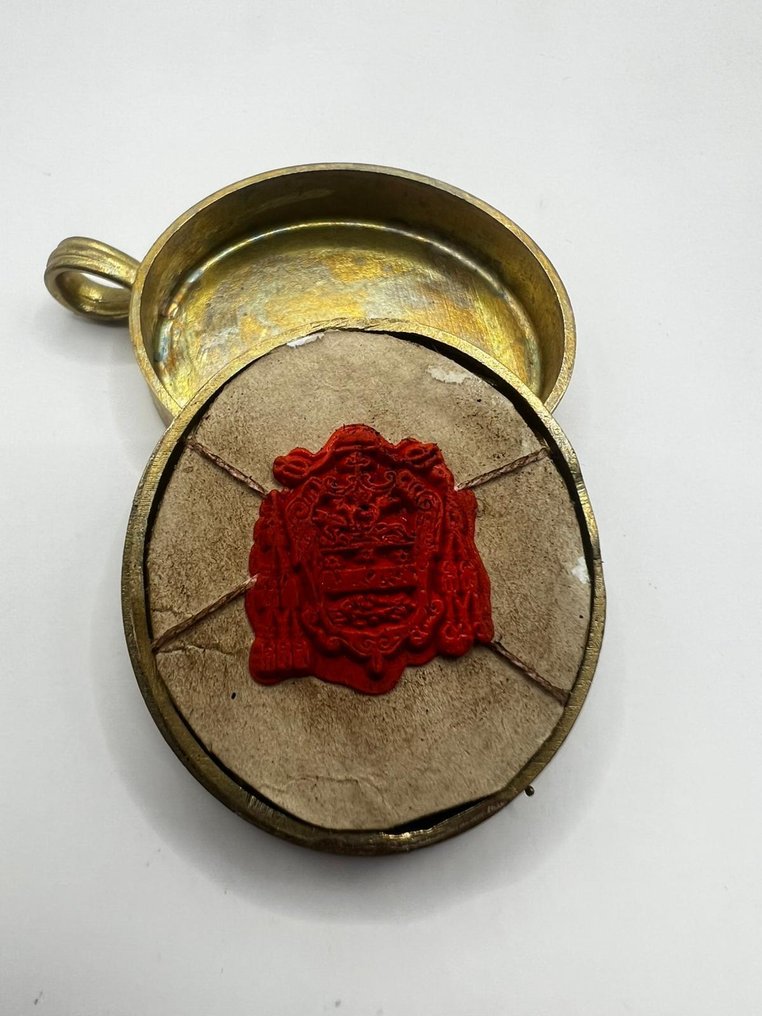  聖物匣 - 青銅色, 金色的卡蒂略, 玻璃 - XX 世纪 - 圣安德烈亚使徒  #1.0