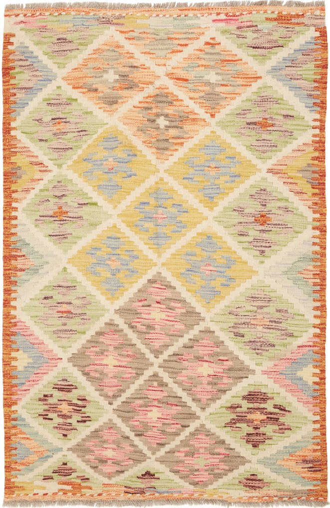 Kelim - 花毯 - 127 cm - 83 cm - 未使用的Vintagestyle Kelim #1.0