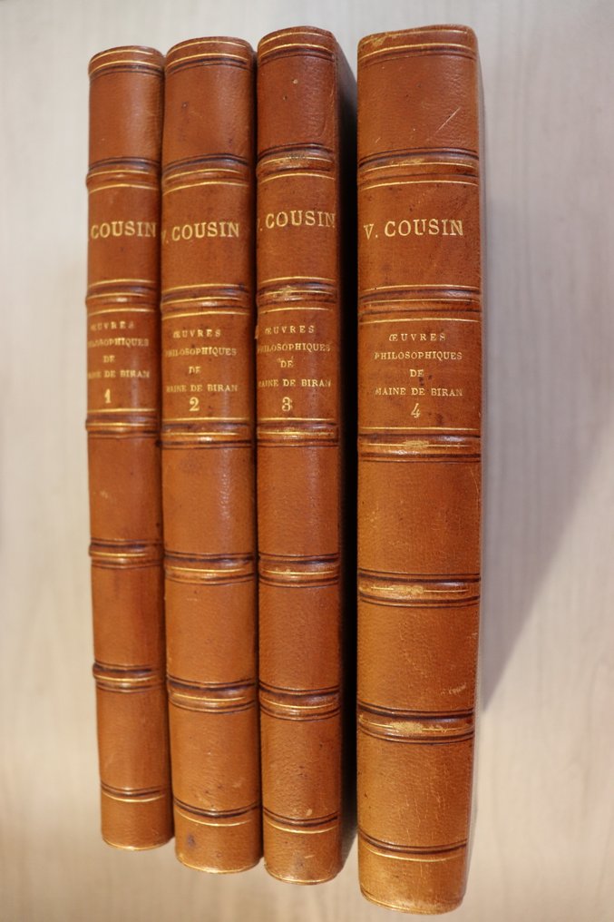 Maine de Biran; V. Cousin - Oeuvres philosophiques - 1841 #1.0