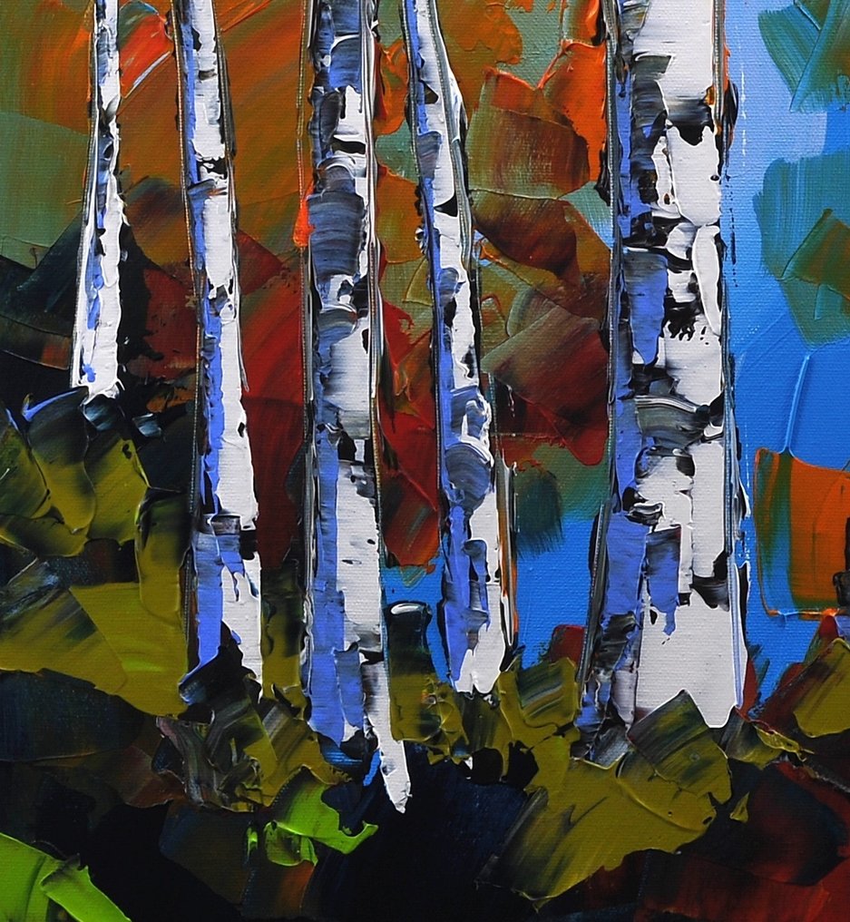 Olivier Pfleger - Mandrafina " Les bouleaux en hiver " #2.1