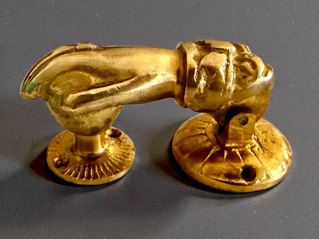 Αντίκες Χερούλι πόρτας - Hand of Fatima door knocker - 1930-1940  #2.1
