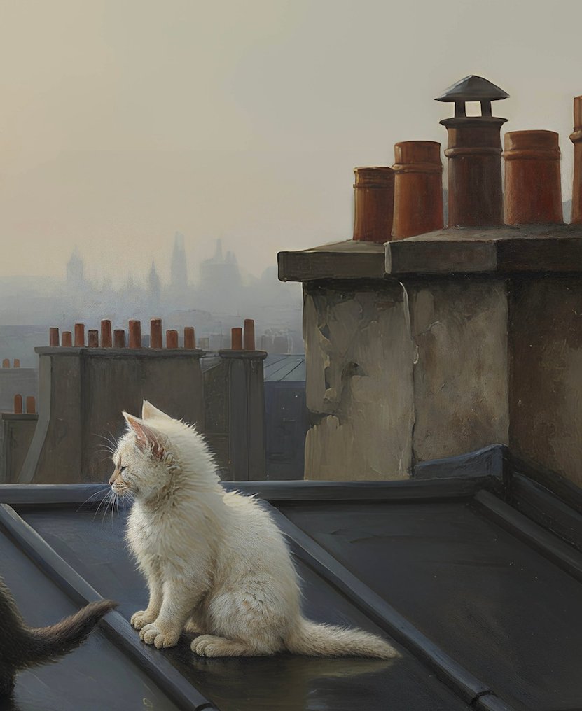 Le Yack - Kittens in Paris - Hand signed #2.1