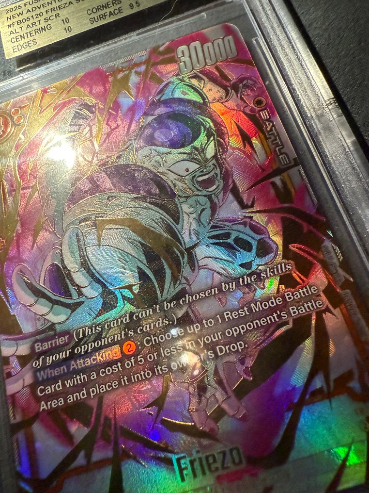 Bandai - 1 Graded card - Dragon Ball - Frieza 0033503299 Alternativ kunst, Hemmelig sjældenhed, Folie - Beckett 10 #3.2