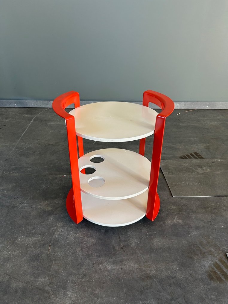 Stolik na kółkach - Drewno, Plastik #1.0