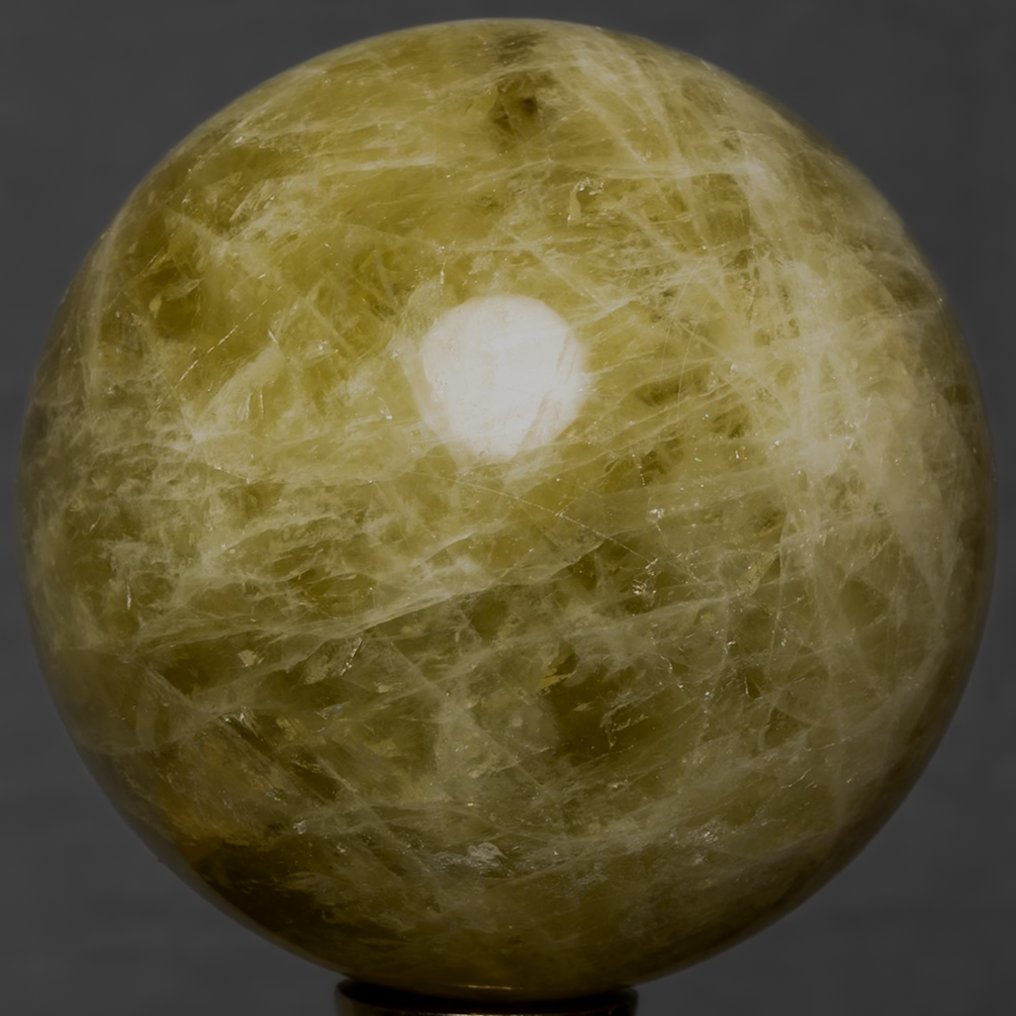 黄水晶晶体品质球 水晶 - 高度: 10.15 cm - 闊度: 10.15 cm- 1420 g #1.0