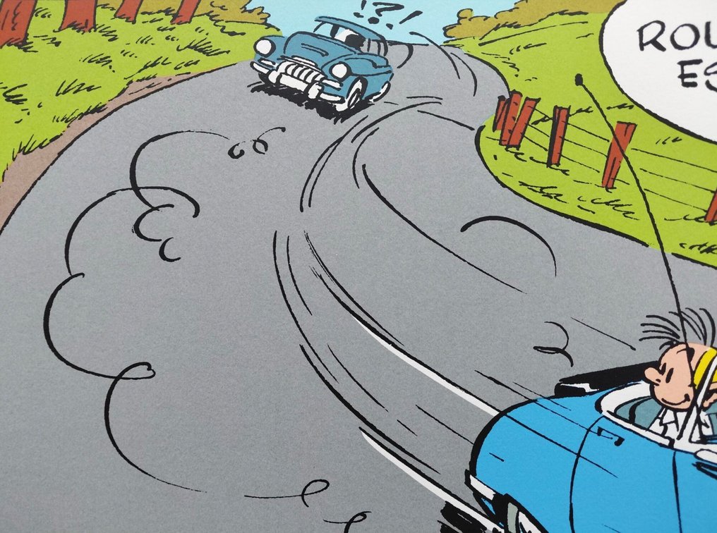 Franquin - 1 Serigraphy - La Reine de la route - 1998 #4.3