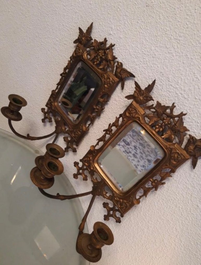 Væg kuppellampe (2) - Messing #3.2